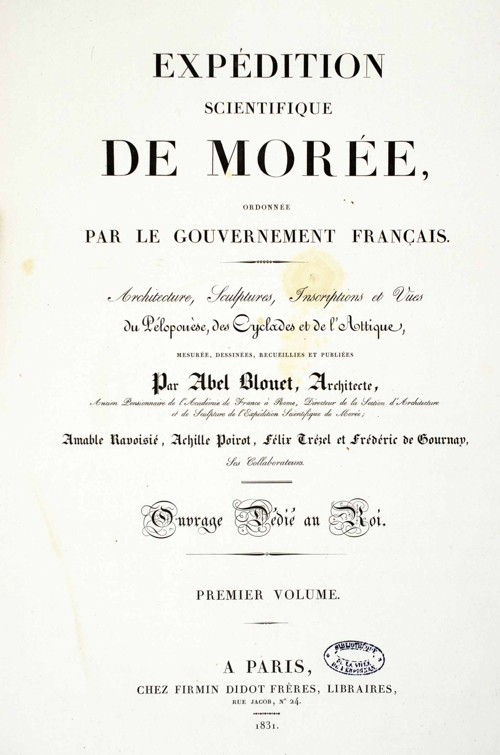 le rôle de la mission ne se limite pas au seul plan militaire. Une équipe de savants et de techniciens est chargée de visiter le pays, de l’étudier et de le dessiner et de rassembler de nombreuses informations qui seront publiées entre 1832 et 1836.